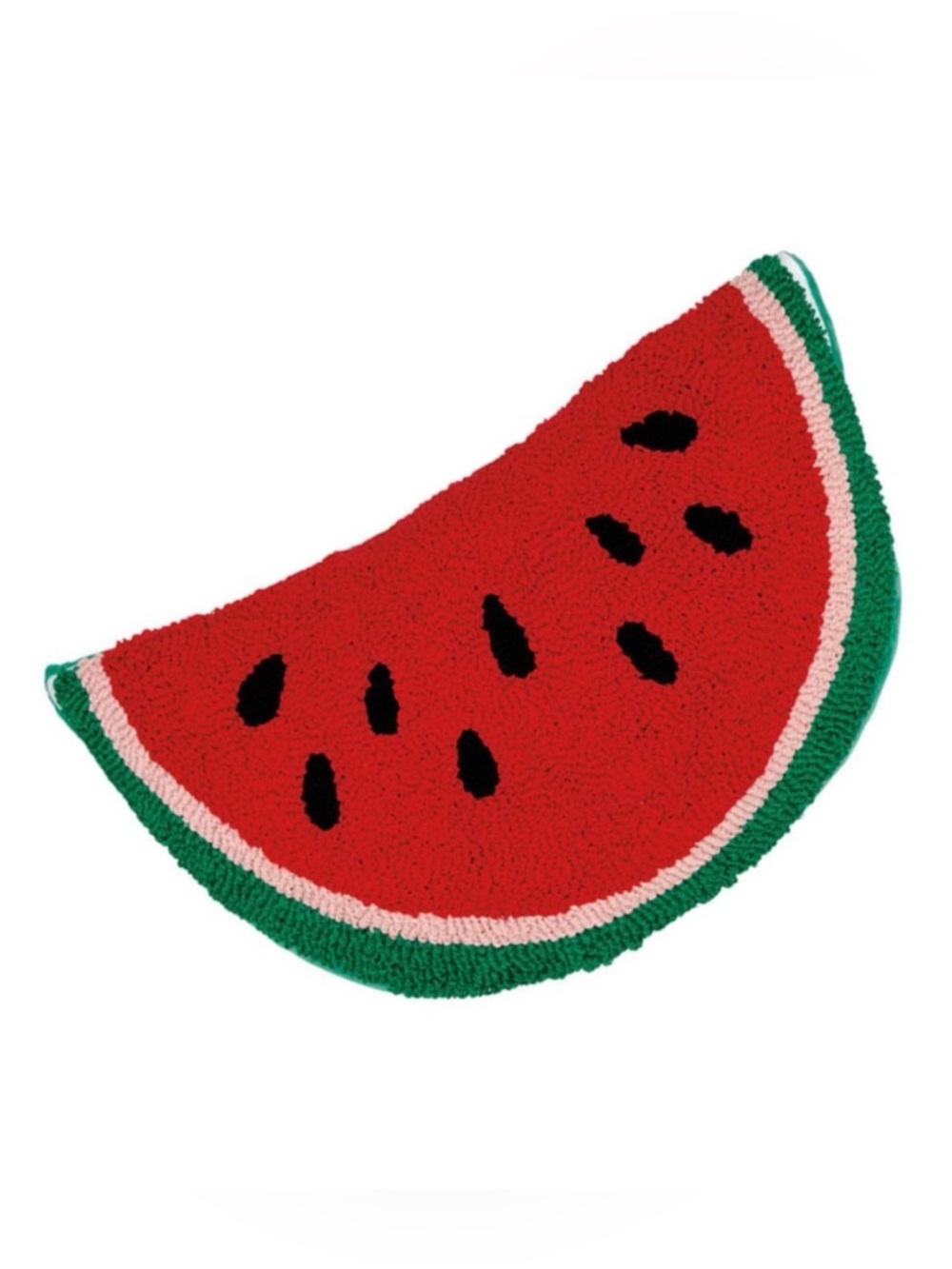 Kirkton House Large Watermelon Wedge Slice Shaped Fruit Accent Decor Pillow